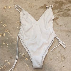 White Swimsuit One-piece